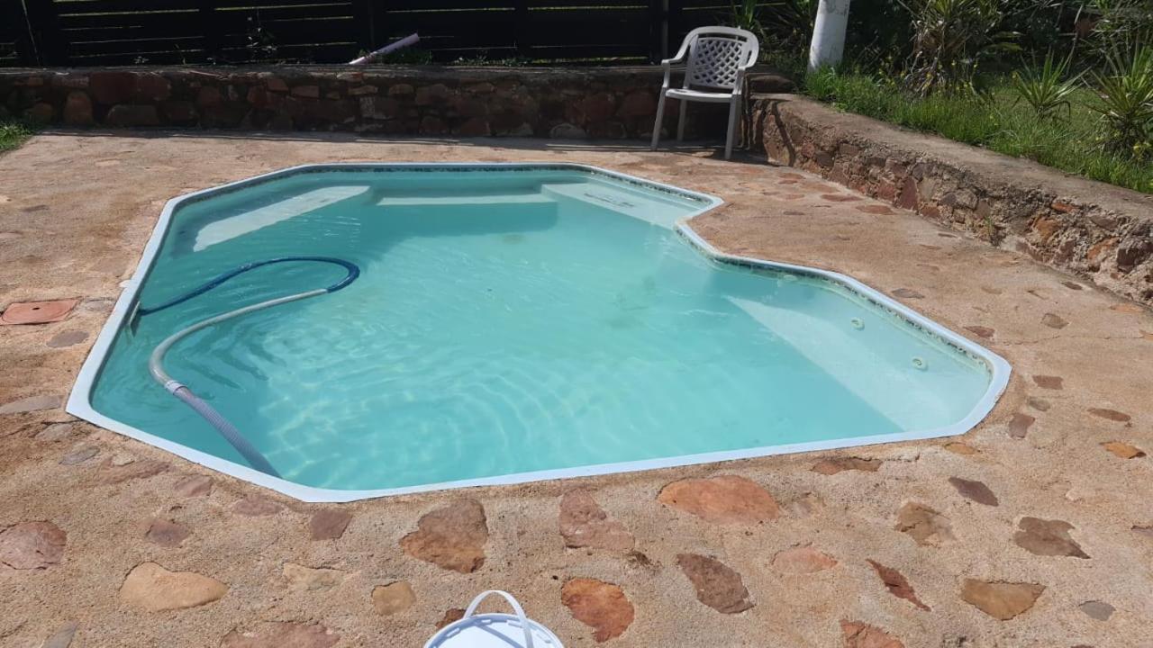 Chalet 2 Camping Style At Cynthias Country Outside Bathrooms Hartbeespoort Exterior photo